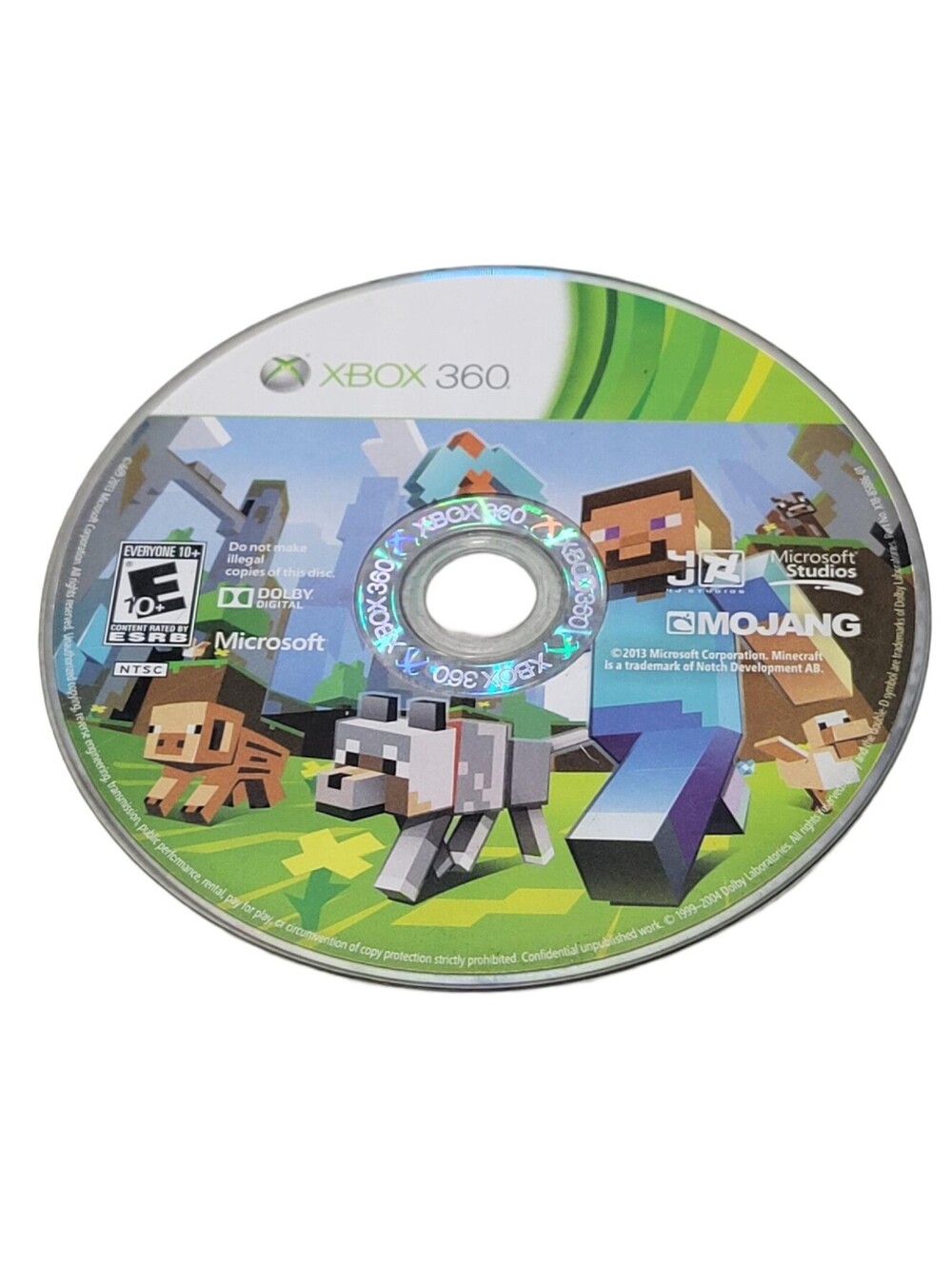Minecraft (Microsoft Xbox 360 Edition, 2013) Disc Only Tested ..
